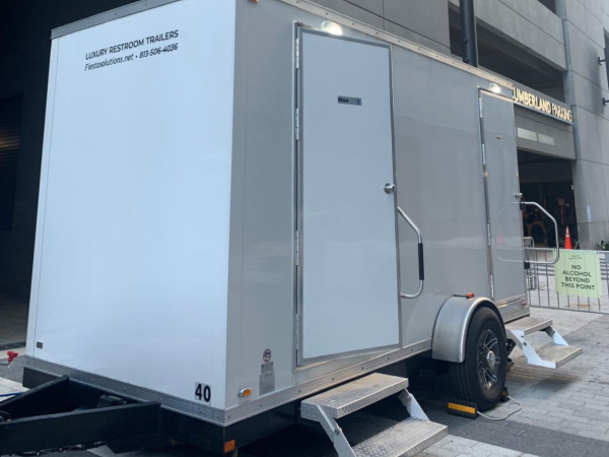 restroom trailer rental near me